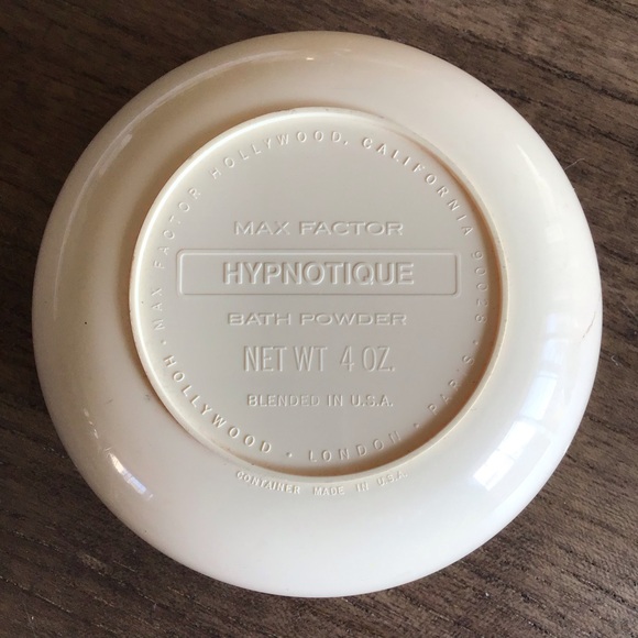 NEW Vintage Max Factor Hypnotique Bath Powder (4 ounces) - Picture 3 of 4